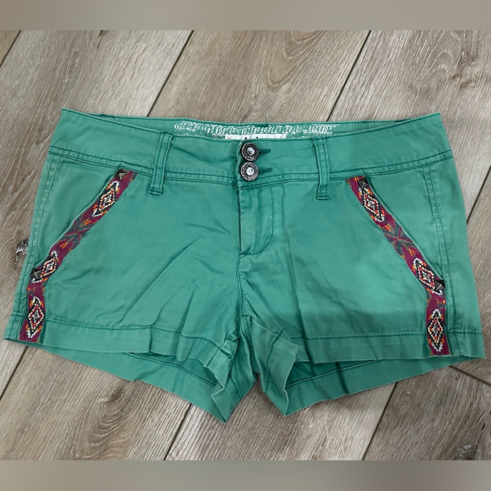 Day trip green shorts